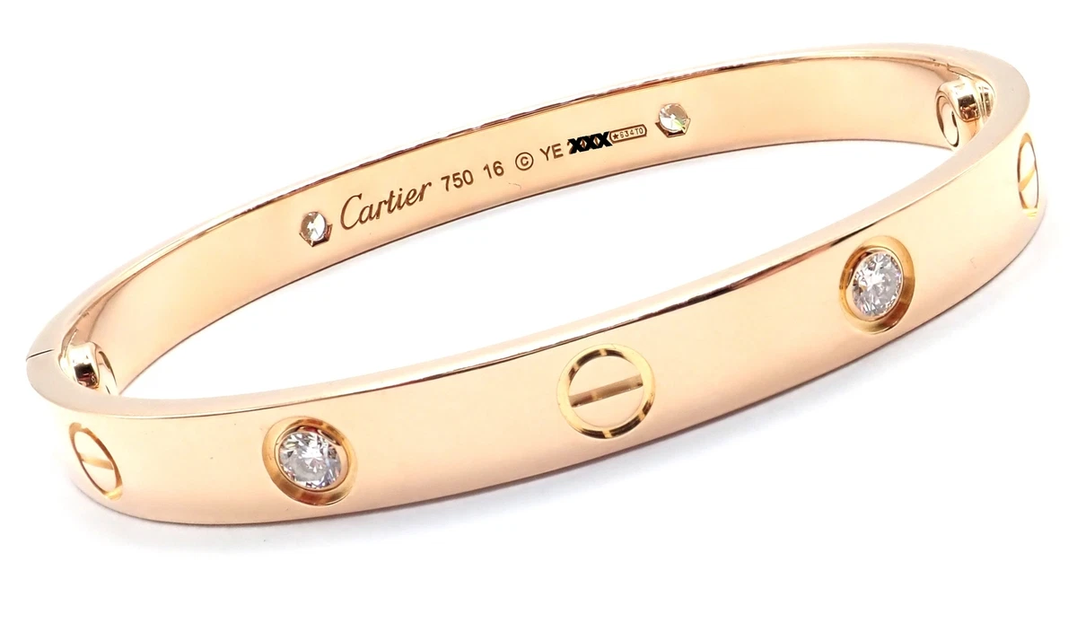 Authentic Cartier Love Bracelet #260-006-180-2681 | eBay