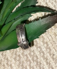 New Sterling Silver Cross Ring Band