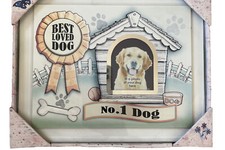 Best Loved No.1 Dog Glass Photo Frame, Dog Lover Gift