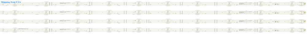 TV 55 Hisense Strisce LED Di Ricambio Per TV Hisense 55 Modelli 55R6G, 55A6G, 55R6095G5, 55R7G5 - Compatibili Con SVH550FA1 Strisce LED Hisense