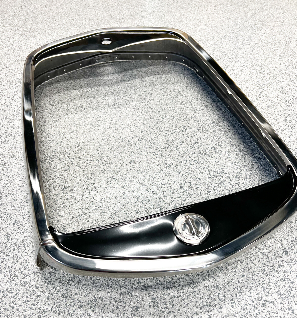 Polished Stainless / Black Painted Radiator Grille Shell For 1931 Ford ...