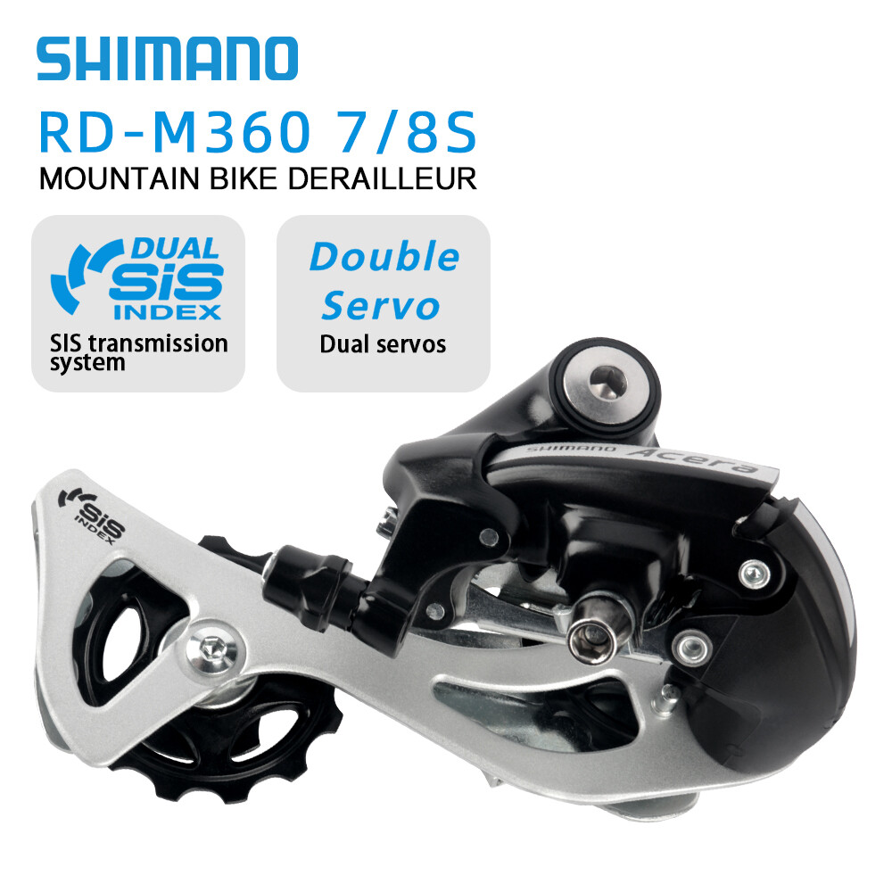 Shimano Acera RD-M360 SGS Speed Direct Mount Rear Derailleur MTB SIS  Black
