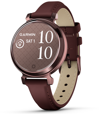 【廃盤】 Garmin Lily Classic ダークブラウン パロマ レザー Garmin Lily 2 Classic Women Stylish Small Smartwatch Fitness Dark