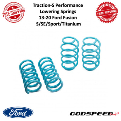 Godspeed Traction-S Performance Lowering Spring For 13-20 Ford Fusion S/SE/Sport