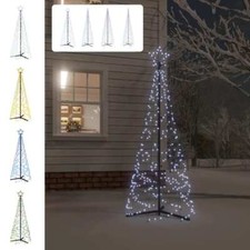 LED Weihnachtsbaum Kegelform Lichterbaum Weihnachtsdeko mehrere Auswahl vidaXL