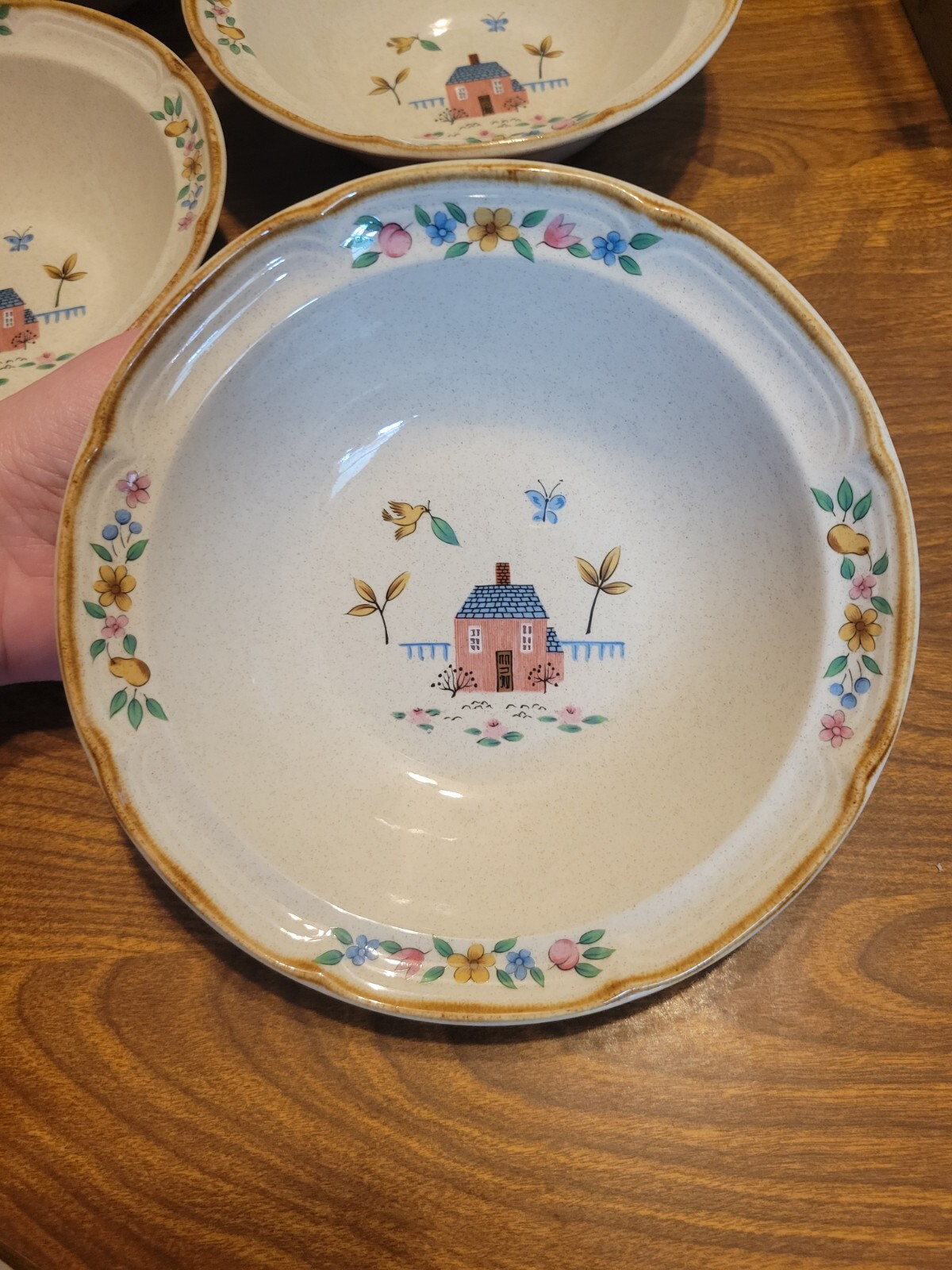 Vintage SET 4 International Tableworks Heartland soup salad cereal bowl bowls