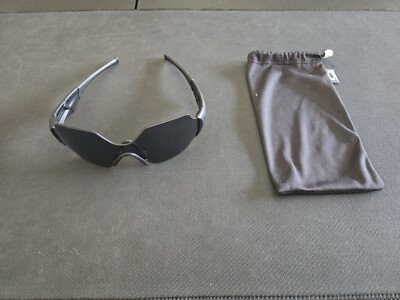 Rare Vintage Oakley Zero L Men's Sunglasses Matte Black Frame / Grey SKU 05-302