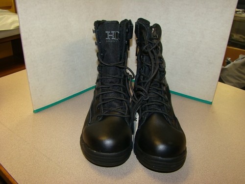HQ ISSUE mens black tactical boots size 
