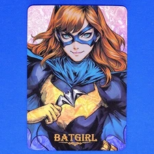 Batgirl Batman Laser Engraved Holographic Foil Character Art Trading Card B