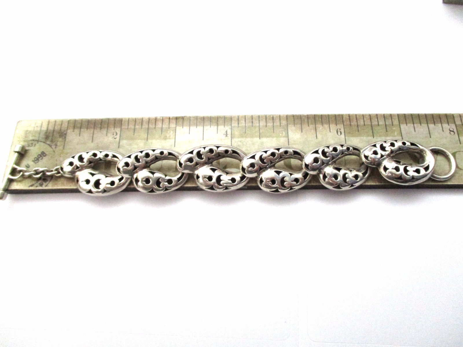 John Hardy Large Link Sterling Silver Toggle Brac… - image 6