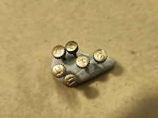 Lot Of 6 Genuine Bulova Accutron 230 Series Yel Crowns W/Stems-Parts/Restoration