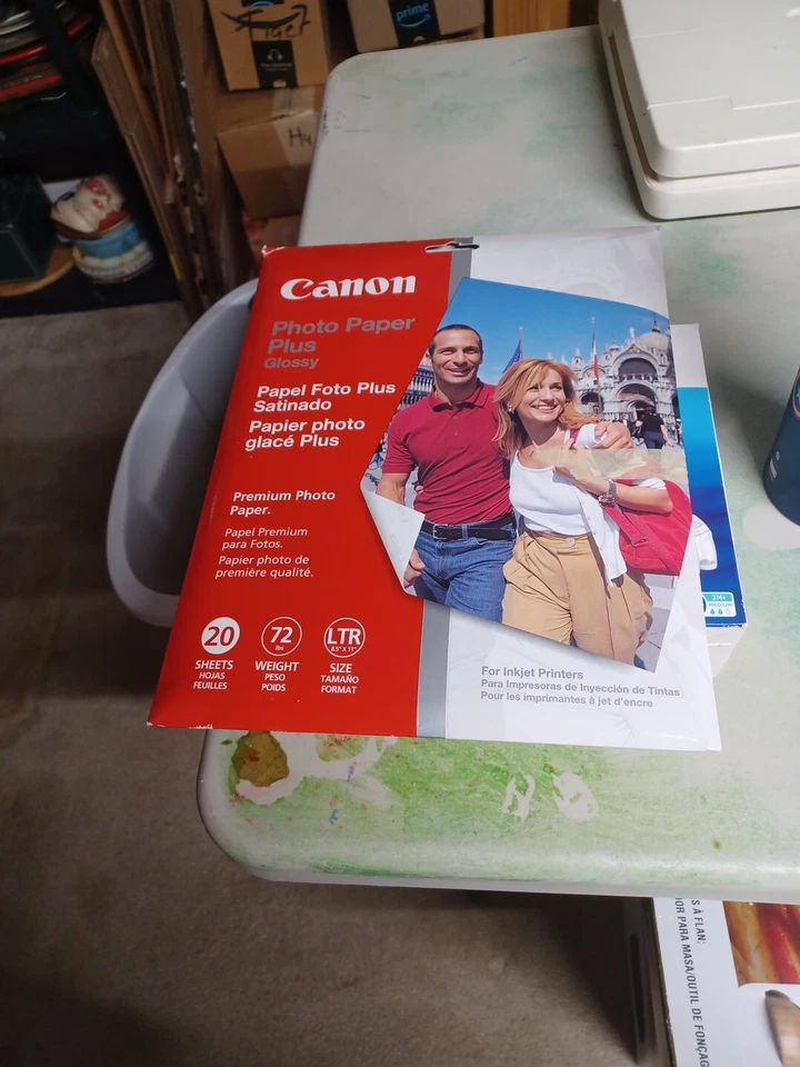 Papel fotográfico Canon Photo Plus brillante 4x6 50 hojas para impresora de inyección de tinta 20 Plus  Foto 2 de 3