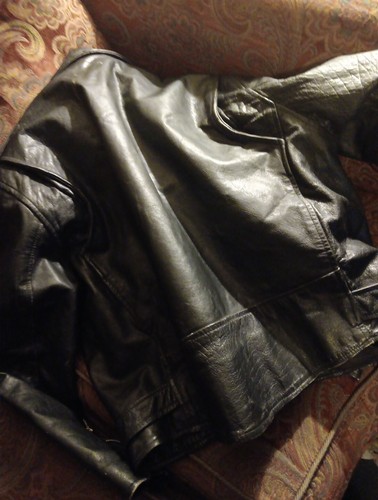 Chaqueta de montar de motociclista Putnam de cuero dorada - Imagen 6 de 6