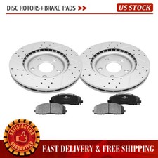 Front Brake Rotors + Brake Pads For Chrysler Town & Country Dodge Grand Caravan