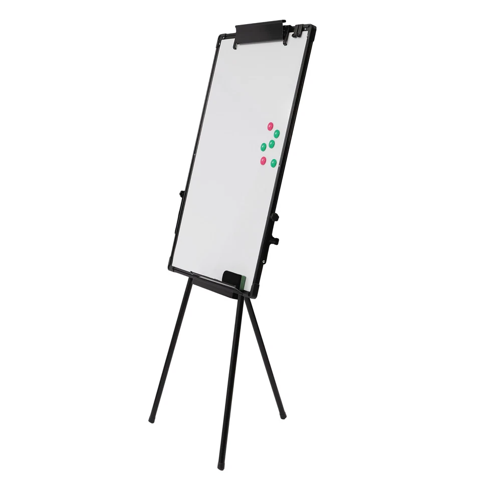 Magnetic Dry Erase Board with Stand Tripod Whiteboard Easel Adjustable Height - Image 4 of 4