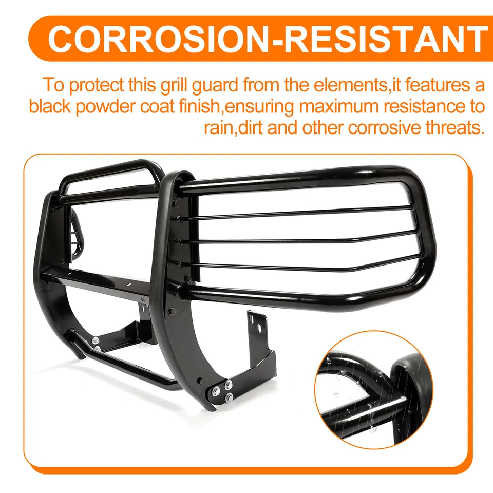 Protector de cepillo de parrilla negro para Chevy Chevrolet S-10 Blazer-S Jimmy Envoy 1998-2004 Foto 3 de 4