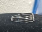 Vintage statement ring 7 black tone wire wrap metal modernist style ring women’s — photo 5