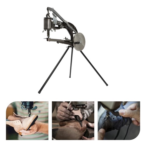 Leather Cobbler Sewing Machine Black Shoe Repair Tool Equipment Heavy Duty - Afbeelding 1 van 17