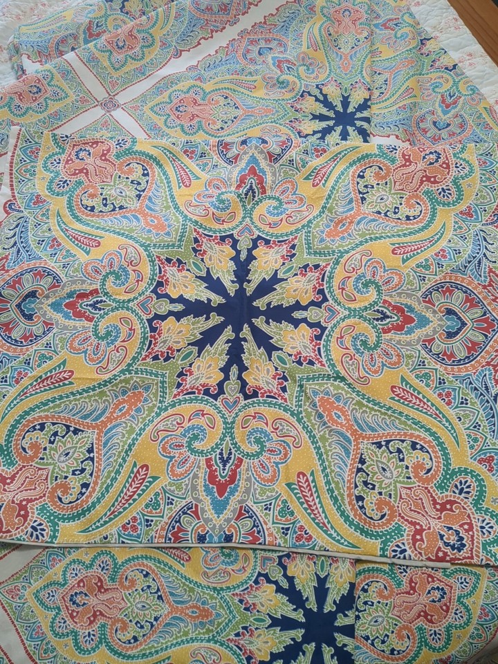 NEW Pottery Barn PENELOPE MEDALLION Full Queen Duvet & 2 Shams Organic