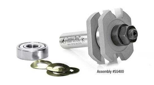 Amana Tool 55407 2-PC Carbide Tipped T&G Router Bit Set for 1/2-3/4 Material - Picture 3 of 5
