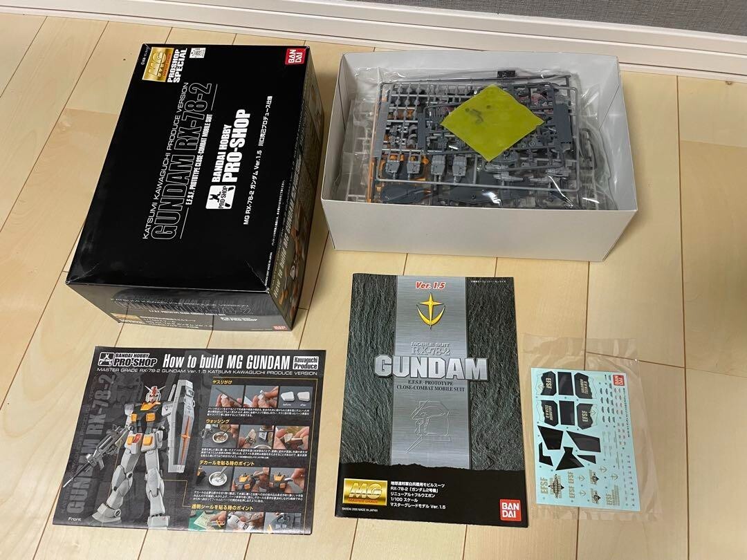 Bandai ProShop Exclusive MG 1/100 RX-78-2 Gundam Ver 1.5 Kawaguchi