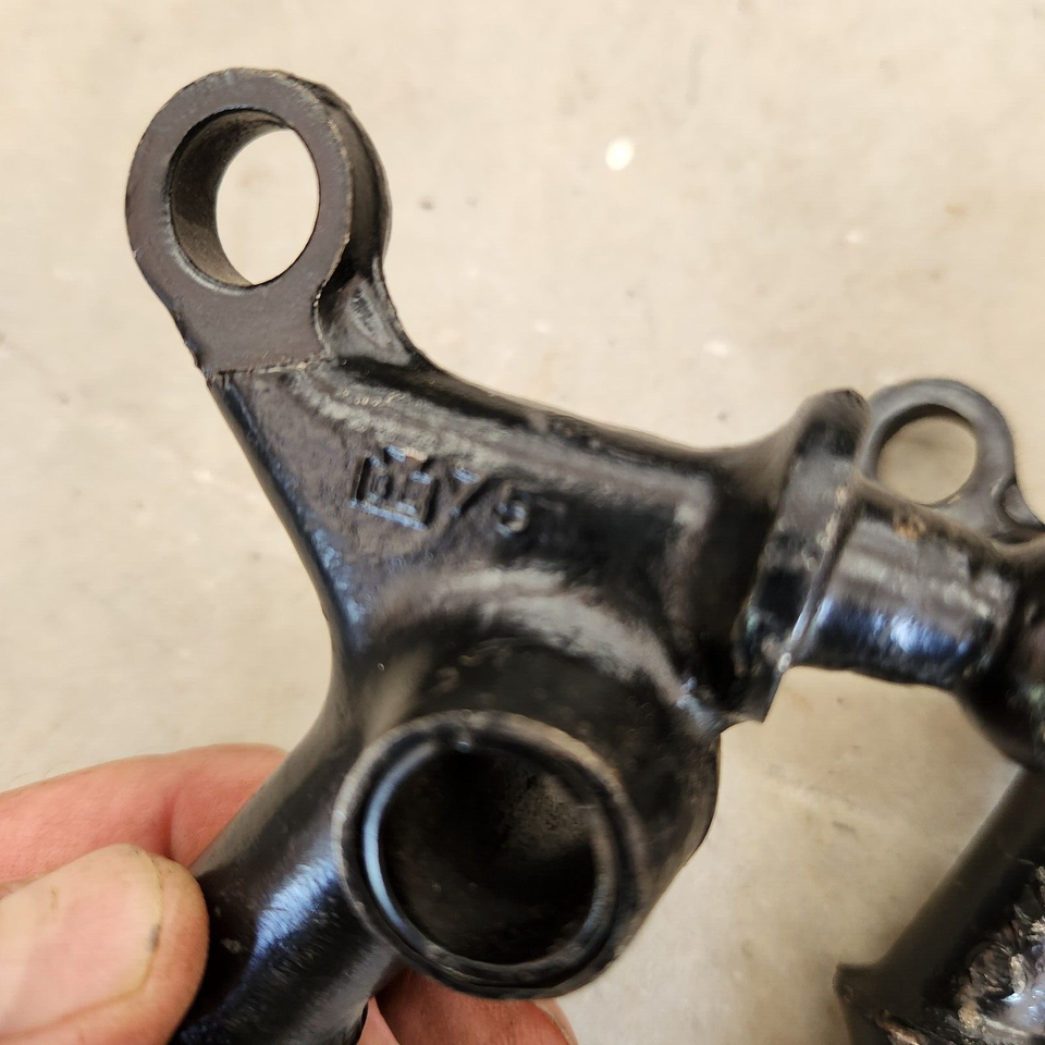 1928 1931 Model A Ford FRONT SPRING PERCHES Original pair 1929 1930 Hot