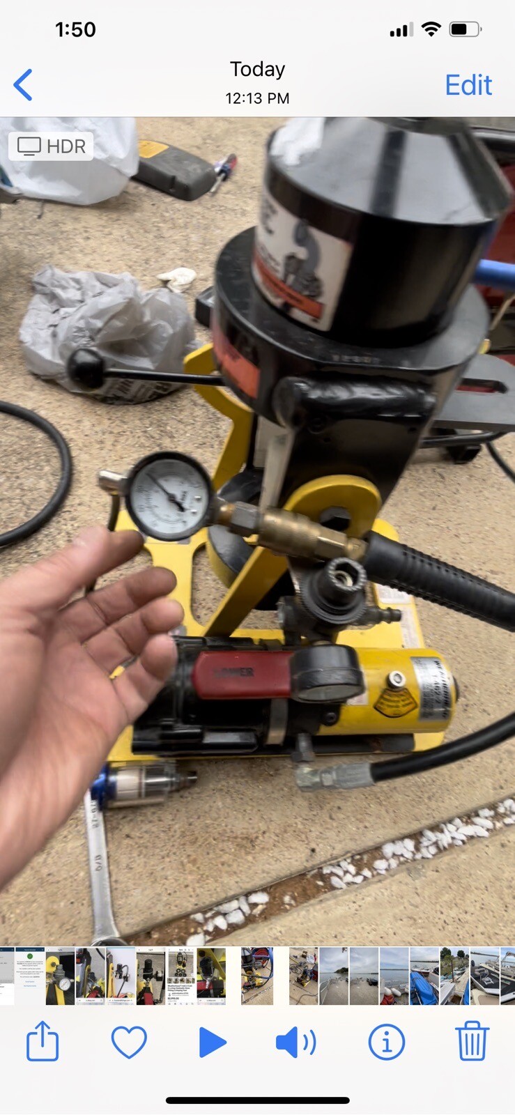 Weatherhead Portable Hydraulic Hose Crimper Crimping Machine T4622