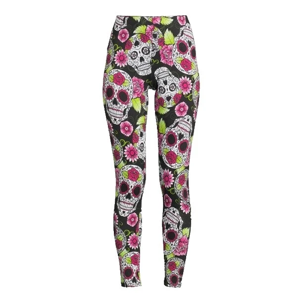 Skull Casual Leggings para Mujer