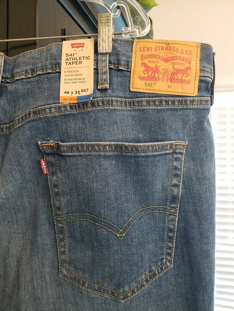 Levi's Men's B & T 541 Athletic Fit Jean 46x32 Manzanita Subtle