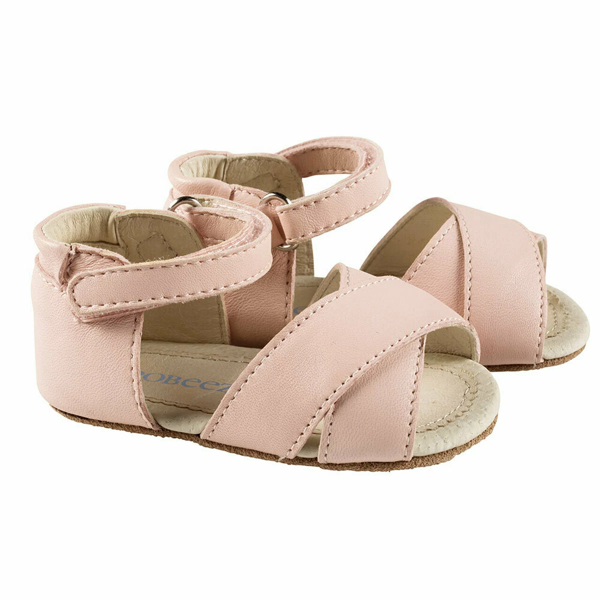 ROBEEZ Riley Baby Girls Sandals Blush Pink Sz 3 6 Months NEW eBay