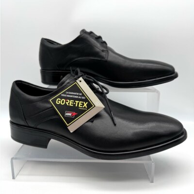 ECCO Men's Citytray Gore-Tex Plain Toe Tie Oxford Size US 6-6.5 EU 40 Black NWT