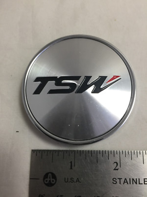 TSW Wheels Machined Chrome Wheel Rim Hub Cover Center Cap C-F80