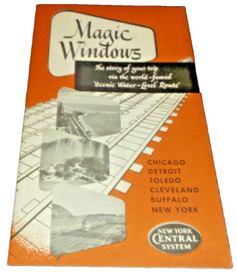 MARCH 1951 NEW YORK CENTRAL THE NYC MAGIC WINDOW STORY ROUTE GUIDE TRAVELOGUE