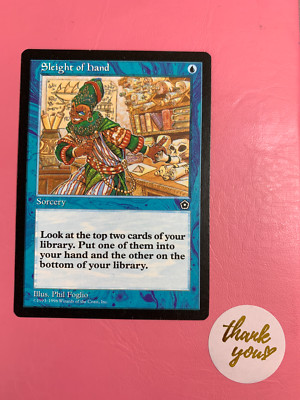 MTG Sleight Of Hand Ed. Portal 2 Second. Near Mint
