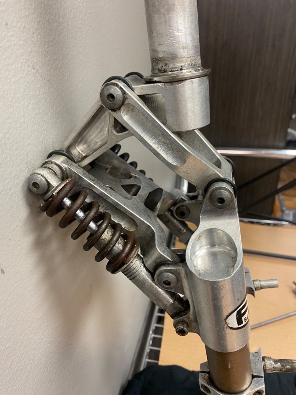 Used Vintage Mountain Bike Suspension Fork 26 Amp Research Fit 4 eBay