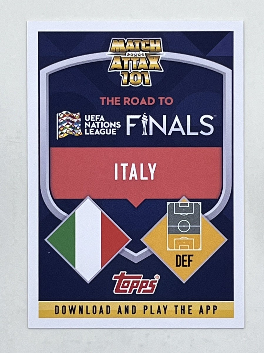 Giorgio Chiellini 2022 Topps Match Attax Road To Nations League