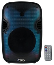 Technical Pro Plit12 Portable 12" Bluetooth Party Speaker With Led+wireless Link