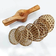 String Hopper Maker Wooden Idiyappam Murukku Savaii Noodle Free Reusable 10 Tray