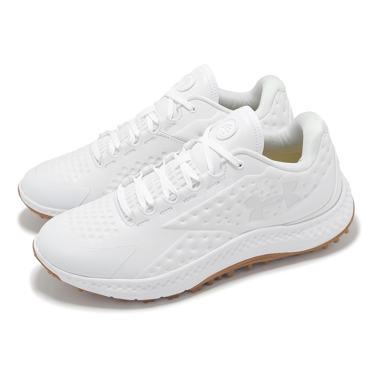 Under Armour Curry Golf UA White Gum Men Golf Waterproof Spikes