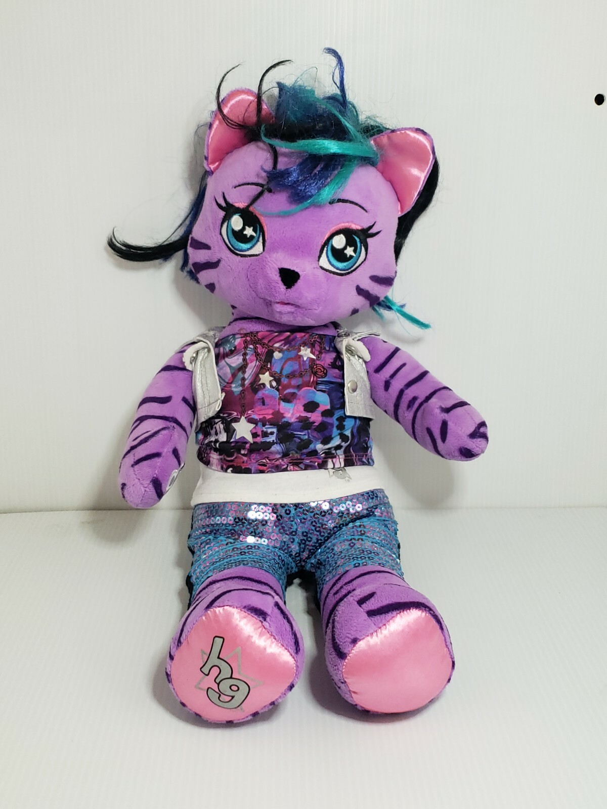 purple tiger plush