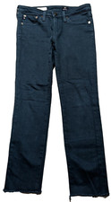 AG ADRIANO GOLDSCHMIED THE STILT CIGARETTE Women 26R Teal Jeans Made In USA