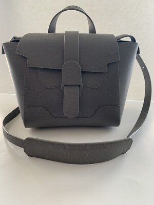 Senreve Mini Maestra Pebbled Leather Storm