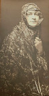 ANTIQUE HUGE PHOTO ARAB WOMAN TRANSGENDER?