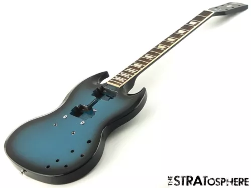 Gibson USA SG Standard Model BODY +NECK Mahogany Nitro Pelham Blue Burst