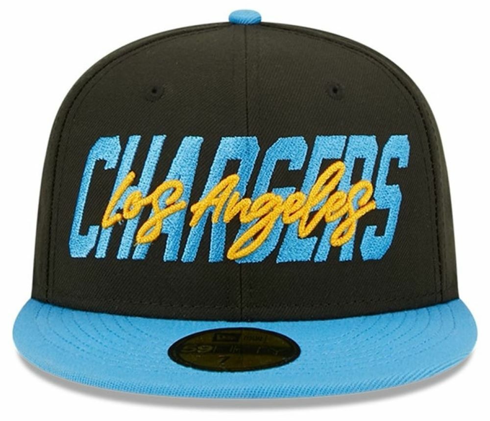 2022 NFL Draft Los Angeles Chargers Fitted Hat New Era 59FIFTY