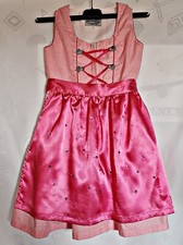DRESS VINTAGE TRACHTENKINI OKTOBERFEST DIRNDL TYROL PLAID GIRL SIZE US 6 EU 116