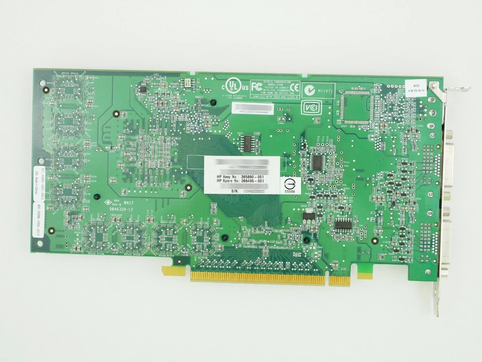 HP nVidia Quadro FX1300 128MB PCI-E x16 365890-001 366495-001 - Image 4 of 4