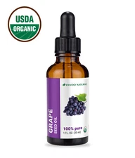 Vando Naturals GRAPE SEED ORGANIC OIL . 1 fl.oz