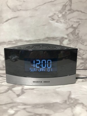 Sharper Image Sound Soother Alarm Clock AM/FM Radio EC-B150 20 Soothing Sounds
