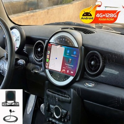 4+128G CarPlay Android 15 Car Stereo Radio For BMW Mini Cooper R56 R60 2007-2014